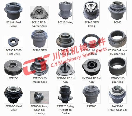 4366700 4445648 4470057 Motor 4417646 Swing Reduction EX70 ZX70 ZX75 Swing Gearbox  Excavator Swing Device