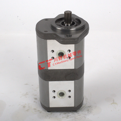 HGP32.0 + 32.0 ( CW ) & 4 = Port Excavator Hydraulic Gear Pump Assy Spline Type