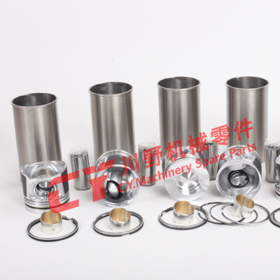 D6E Engine Cylinder Liner Piston Snap Ring Con Rod Bush And Piston Pin For 