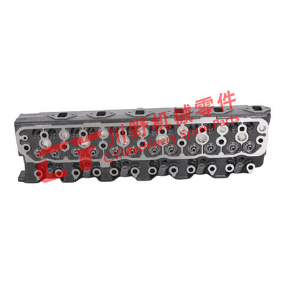 6D34 Excavator Diesel Cylinder Head for SK200 - 6 SK230 - 6E with Heat Plug Hole