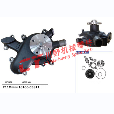 16100 - 3354 16100 - 4120 1610003811 Excavator Water Pump For P11C Replacement Parts