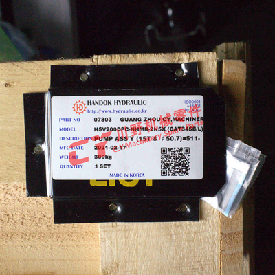 07803 K5V200DPC NHMR 2N5X Excavator Hydraulic Pumps For E345B E330C Piston Pump Main Pump