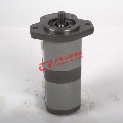 HGP32.0 + 32.0 ( CW ) & 4 = Port Excavator Hydraulic Gear Pump Assy Spline Type