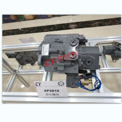 11668 AP2D18 14469 Excavator Hydraulic Pumps With Valve